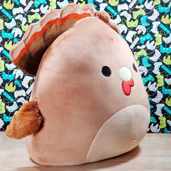 Squishmallow Terry the Turkey 16" Learning Express Thanksgiving Day Plush NWT - Picture 2 of 12